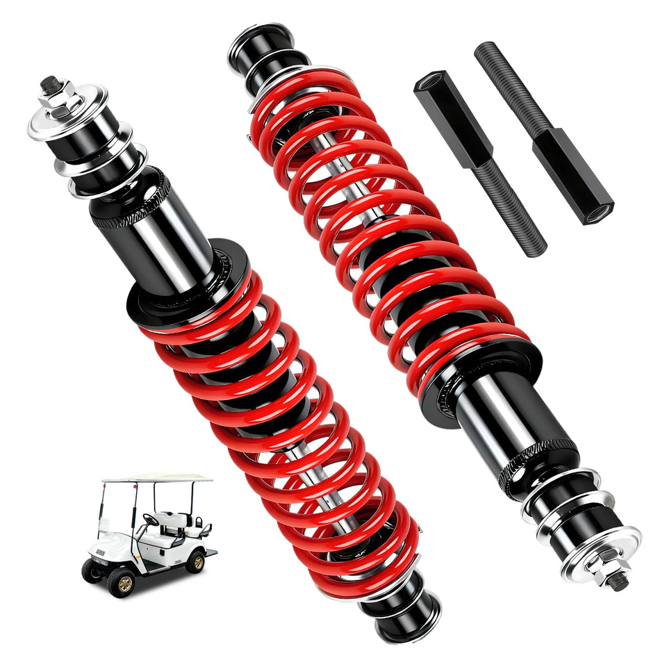 iLSKW golf cart shocks for EZGO TXT front and rear provide a smoother ride.