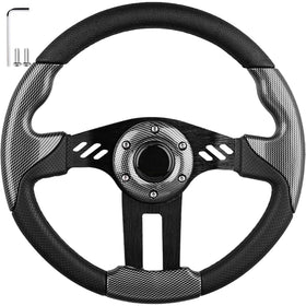 iLSKW golf cart steering wheel EZGO TXT, smooth grip for easier steering.
