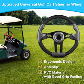 iLSKW wheel's textured grip enhances control during long drives.