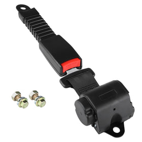 iLSKW golf seatbelt 61in retractable installed on cart to improve passenger safety