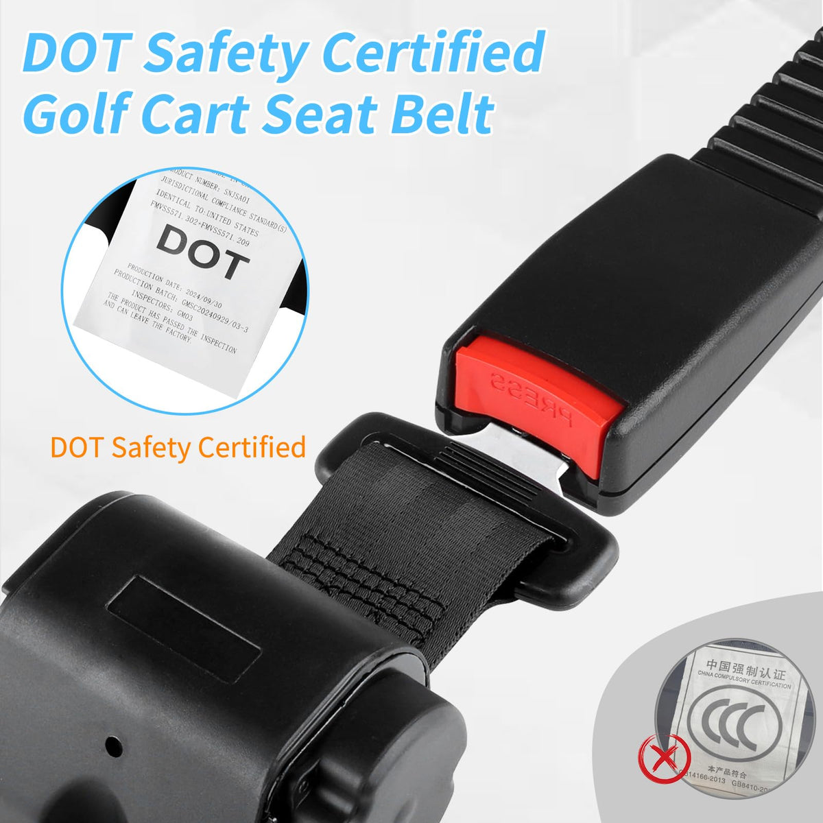 iLSKW universal-fit diagram shows compatibility with EZGO, Yamaha, and Club Car models
