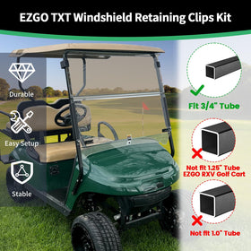 iLSKW retaining clips providing durable hold on EZGO TXT