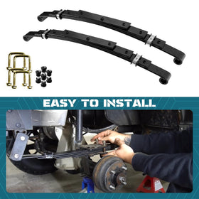 iLSKW EZGO rear spring kit contents, complete replacement parts.
