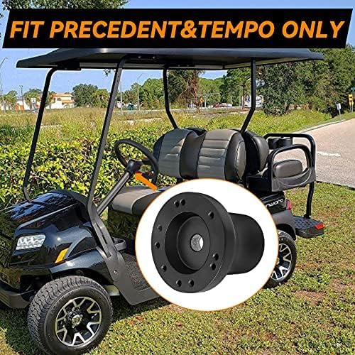 iLSKW black satin finish enhances styling on Club Car Precedent carts