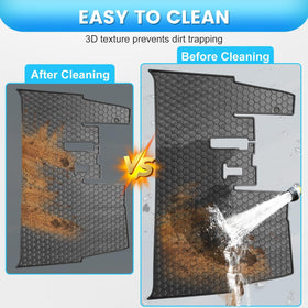 iLSKW premium rubber 3/10-inch thick mat delivers durable protection