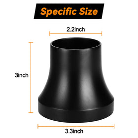 iLSKW 6-hole black satin adapter close-up showing premium finish