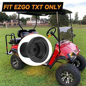 Easy installation with quick-fit design for EZGO steering wheel adapters.