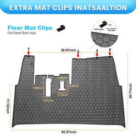 iLSKW three-line pattern floor mat adds grip and drainage