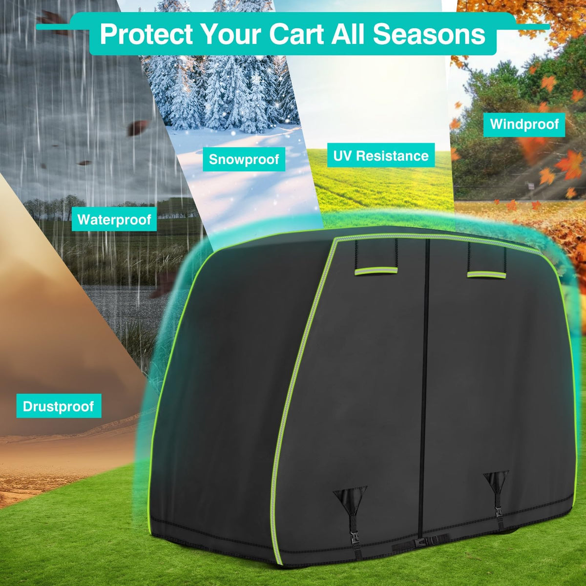 iLSKW three waterproof zipper doors provide easy access.