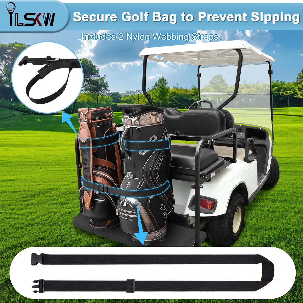 iLSKW universal fit for 2+2 seater carts works with EZGO.