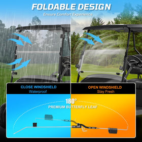 iLSKW windshield installs in minutes with no tools required