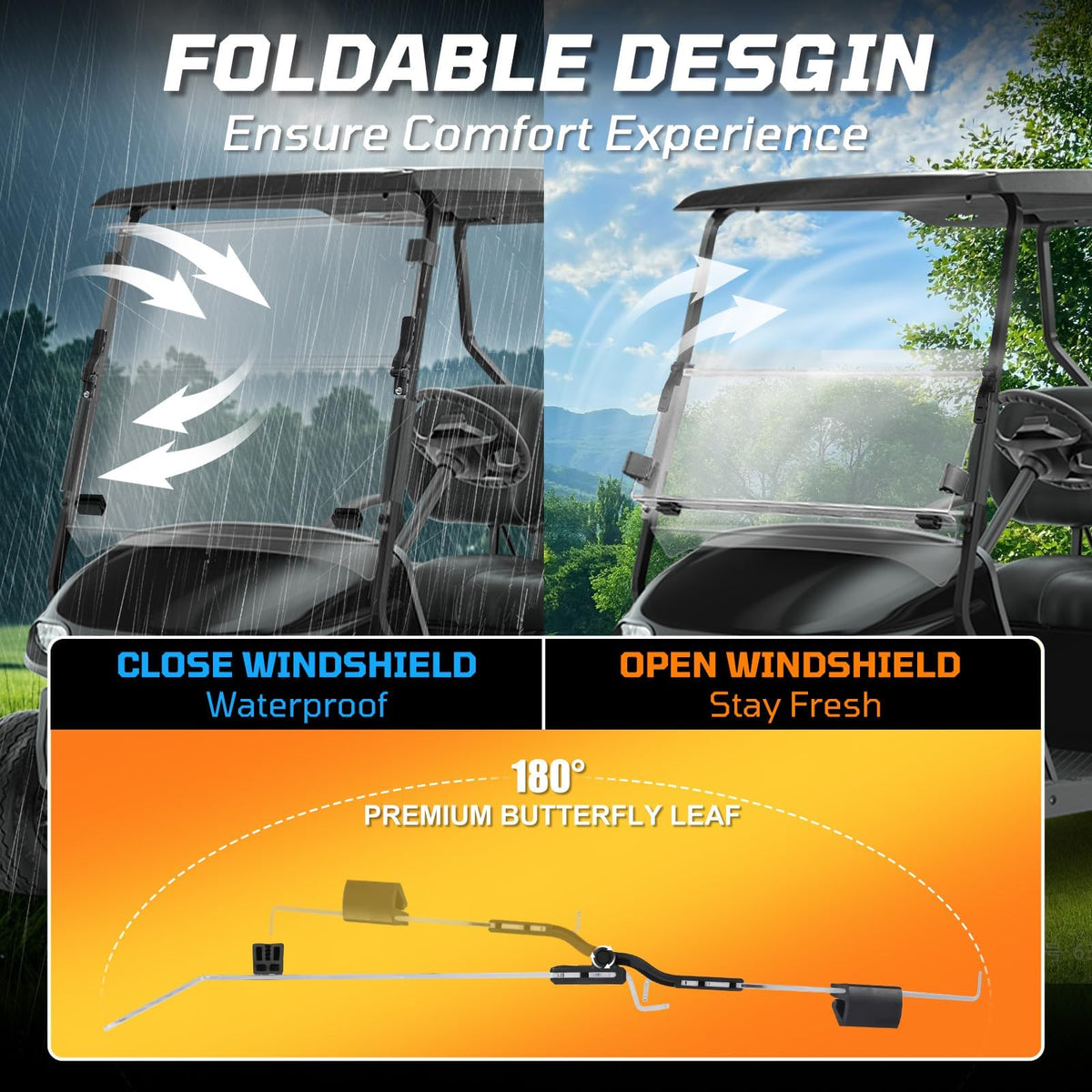 Protective film included to prevent scratches during handling