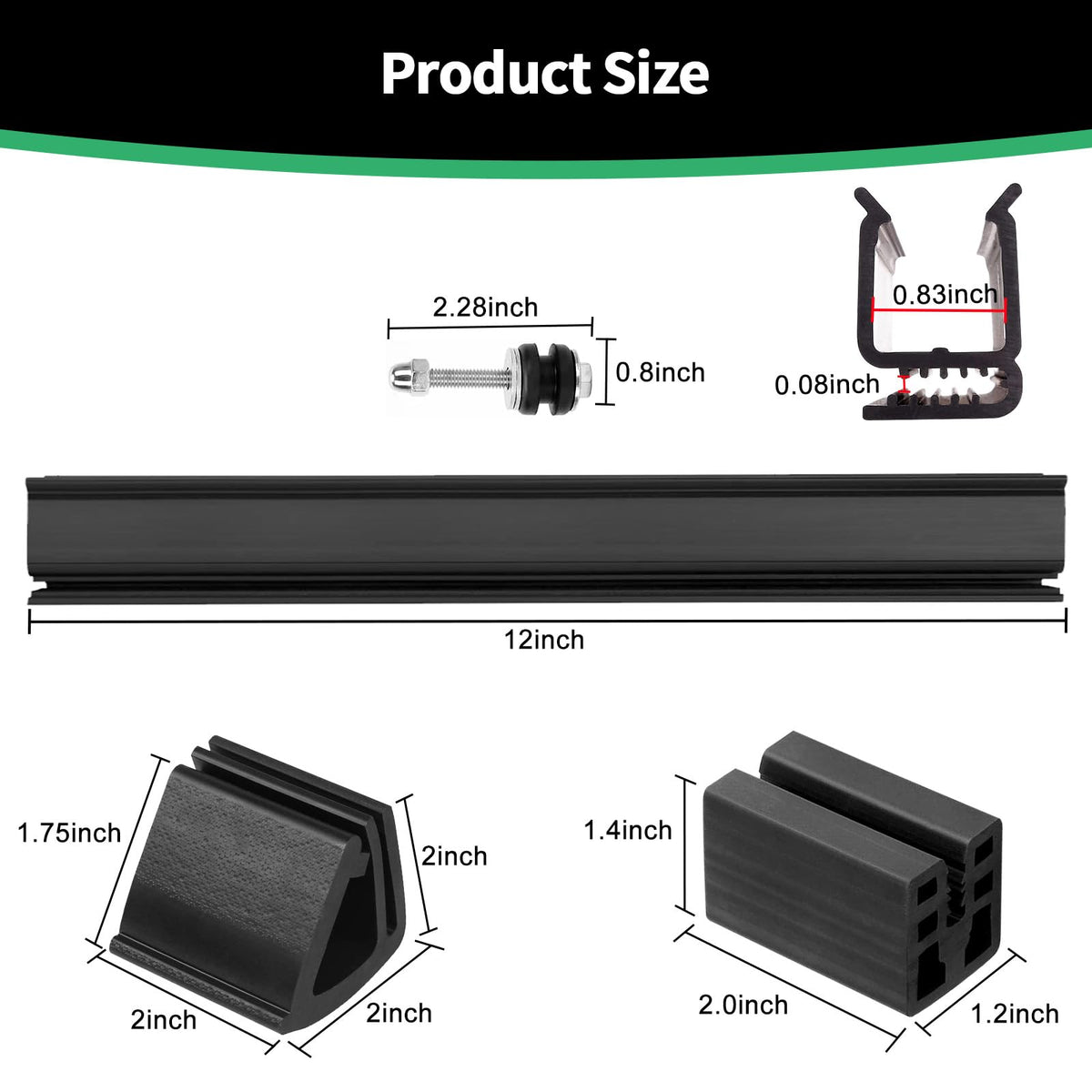 iLSKW retaining clip keeps the windshield frame secure.
