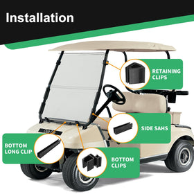 iLSKW windshield retaining clip helps secure the screen during travel