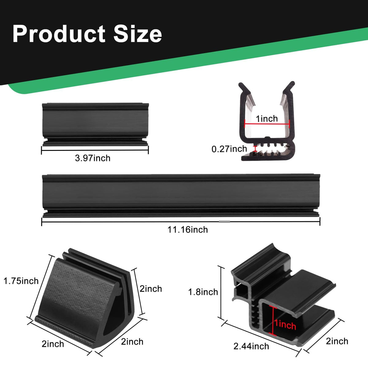 iLSKW windshield sash clip assembly holds the window in place when folded