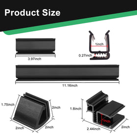 iLSKW windshield sash clip assembly holds the window in place when folded