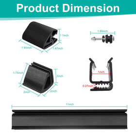 ILSKW Windshield sash clips 12.6-inch provide stable fold-down windshield support