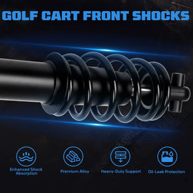 Installed iLSKW front shocks on Yamaha G29 reduce vibrations on rough roads.