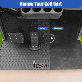 iLSKW EZGO TXT mat is easy to install and rinse clean