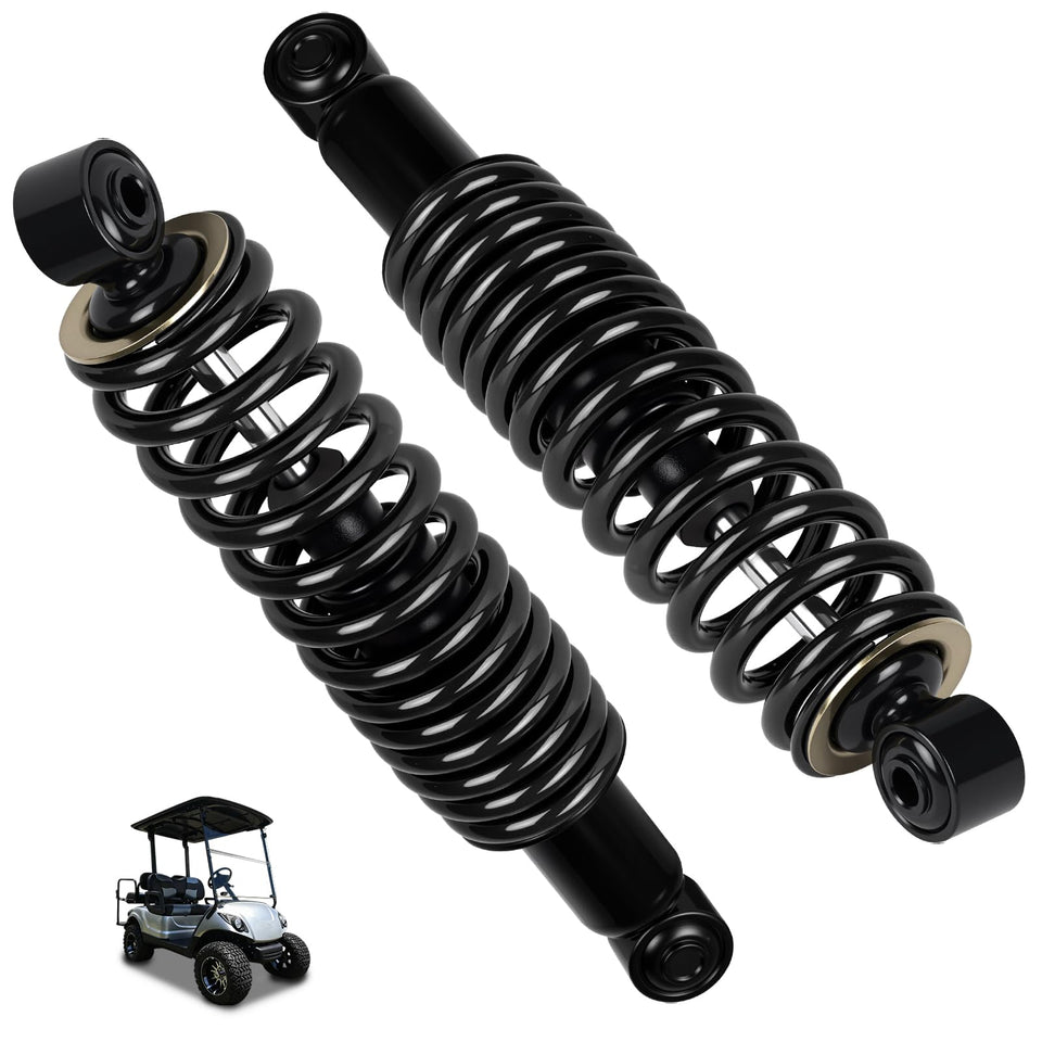 iLSKW rear shocks for Yamaha golf carts deliver smoother rides on rough terrain
