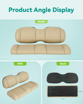 ILVGOLF upgraded thickened rear seat cushion for durable seating