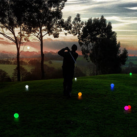ILYSport LED glow golf ball multicolor pack for varied night play scenarios.