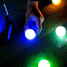 ILYSport LED glow golf ball pink adds fun flair to night rounds.