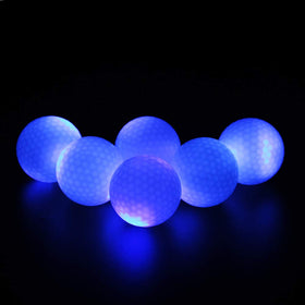 ILYSport LED light up golf ball with blue glow boosts night visibility