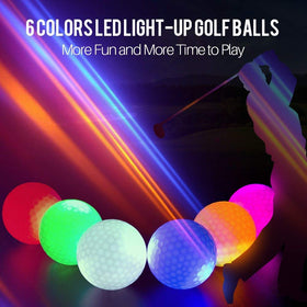 ILYSport night golf ball glows on impact for easy spotting