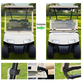 10L0L EZGO RXV loop tape strap installation for quick, no-drill setup