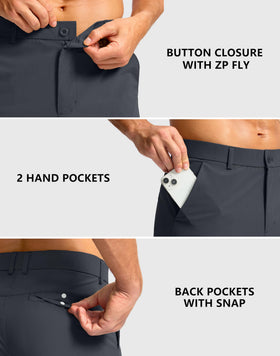 Soothfeel Men's Casual Golf Shorts - 7/9/11