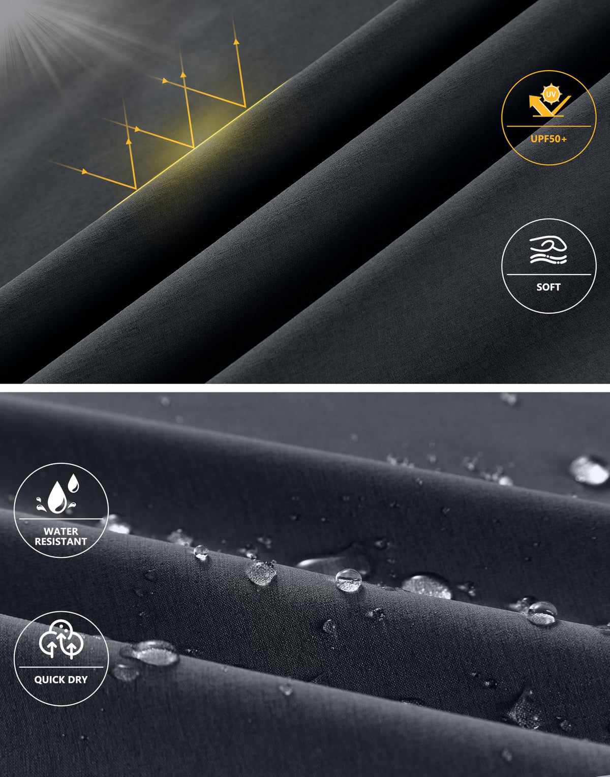 Soothfeel Men's Casual Golf Shorts - 7/9/11