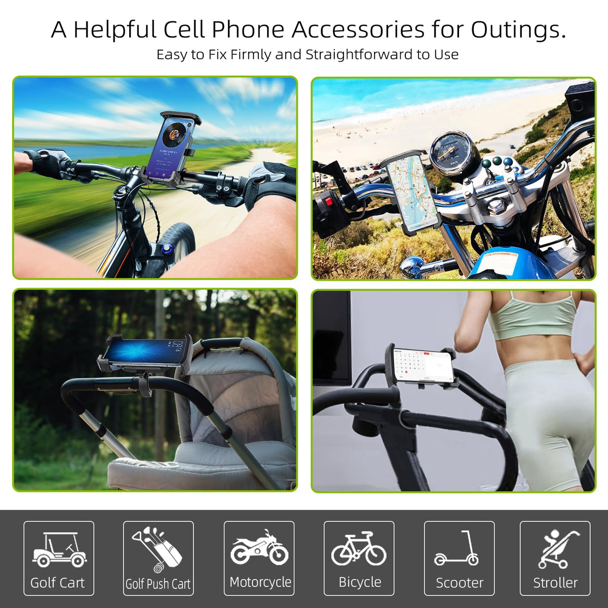 Roykaw holder enables quick access to GPS, photos, or calls during rounds