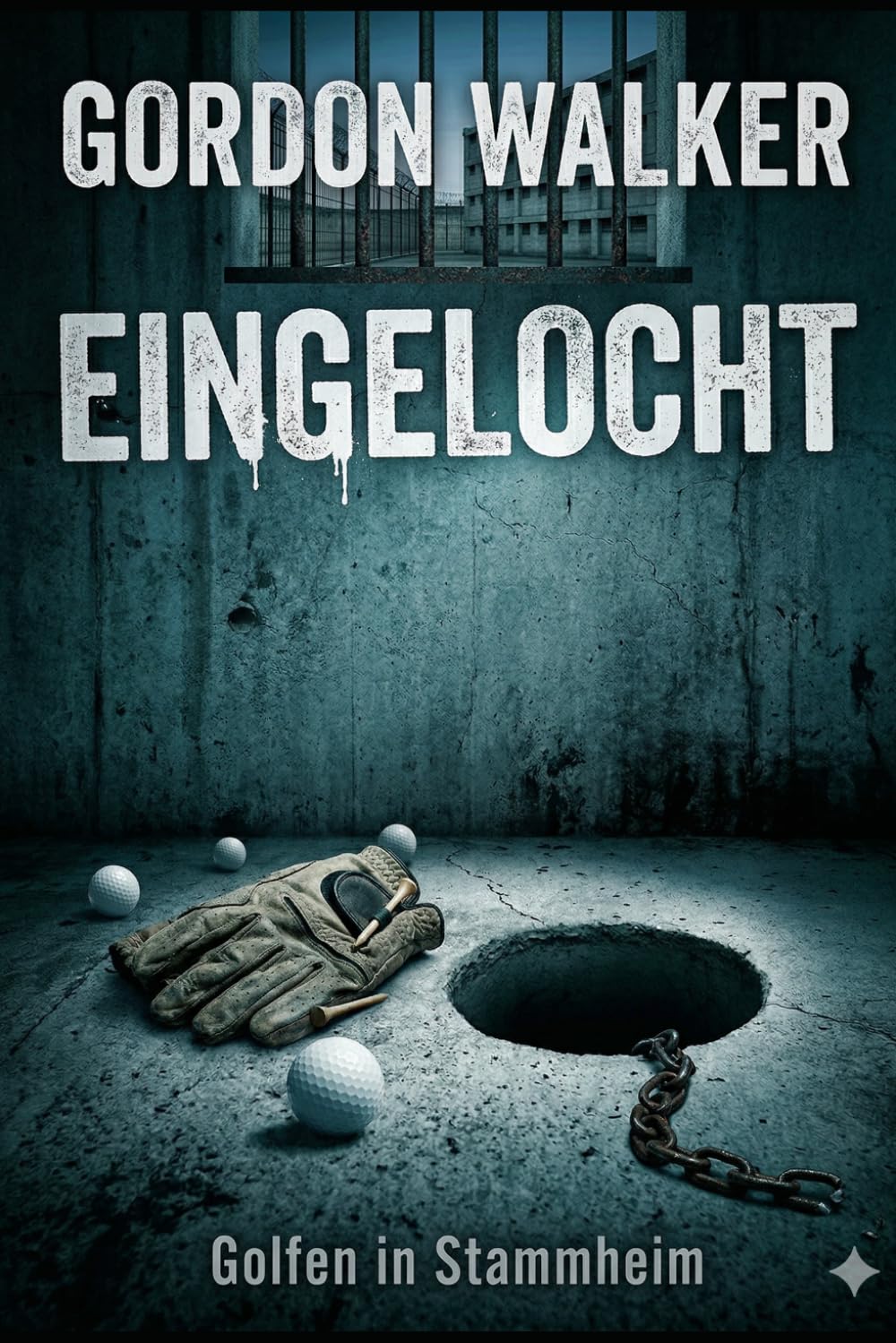 Eingelocht: Golfing in Stammheim cover invites golfers to explore German golf culture.