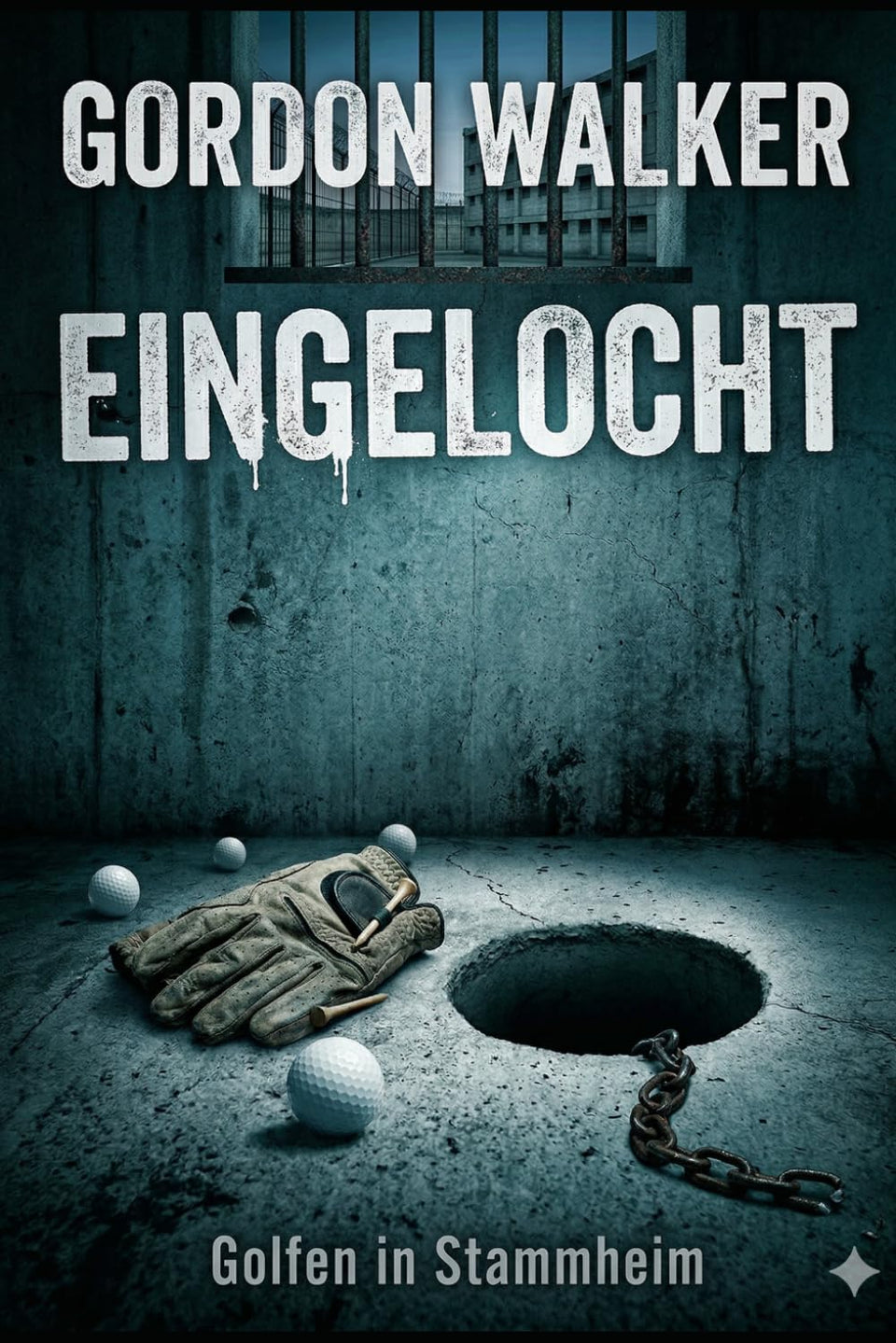 Eingelocht: Golfing in Stammheim cover invites golfers to explore German golf culture.