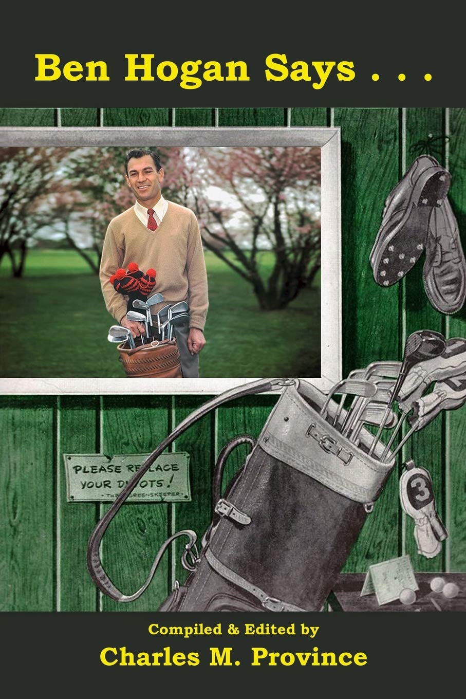 Independently Published Ben Hogan Says collection cover for vintage golf enthusiasts.