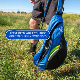 Infinite Discs Slinger convenient front-putter access with oversized disc compatibility