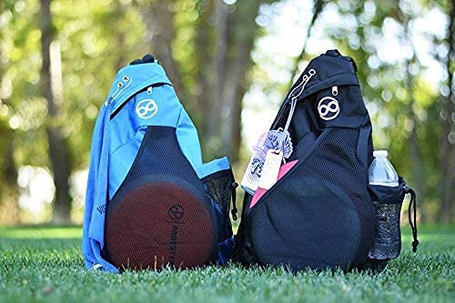 Infinite Discs Slinger Backpack towel clip for easy access on course.