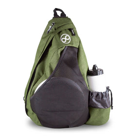 Infinite Discs Slinger Deluxe front view with 12-disc storage for quick access