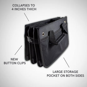 Infinite Discs tote as a bag organizer for trunk or cart use.