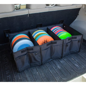 Infinite Discs tote ideal for tournament prep and on-the-go gear.