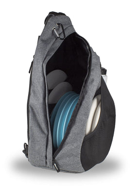 Infinite Discs Slinger Deluxe front putter pouch holds two putters or oversized discs