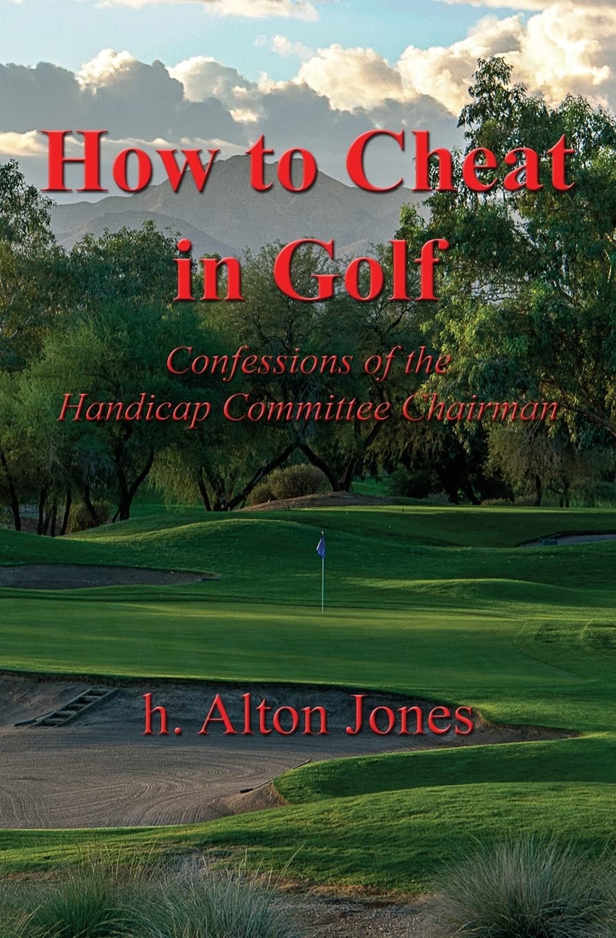 Ingramcontent How to Cheat in Golf cover, exploring golf ethics and handicaps.