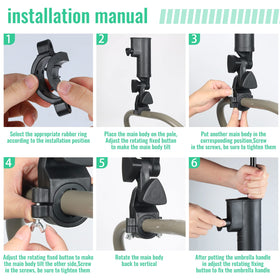 INNOLIFE easy installation onto golf trolley handles and other frames