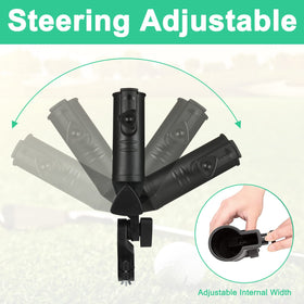 INNOLIFE adjustable-width clip secures various umbrella handles for quick setup