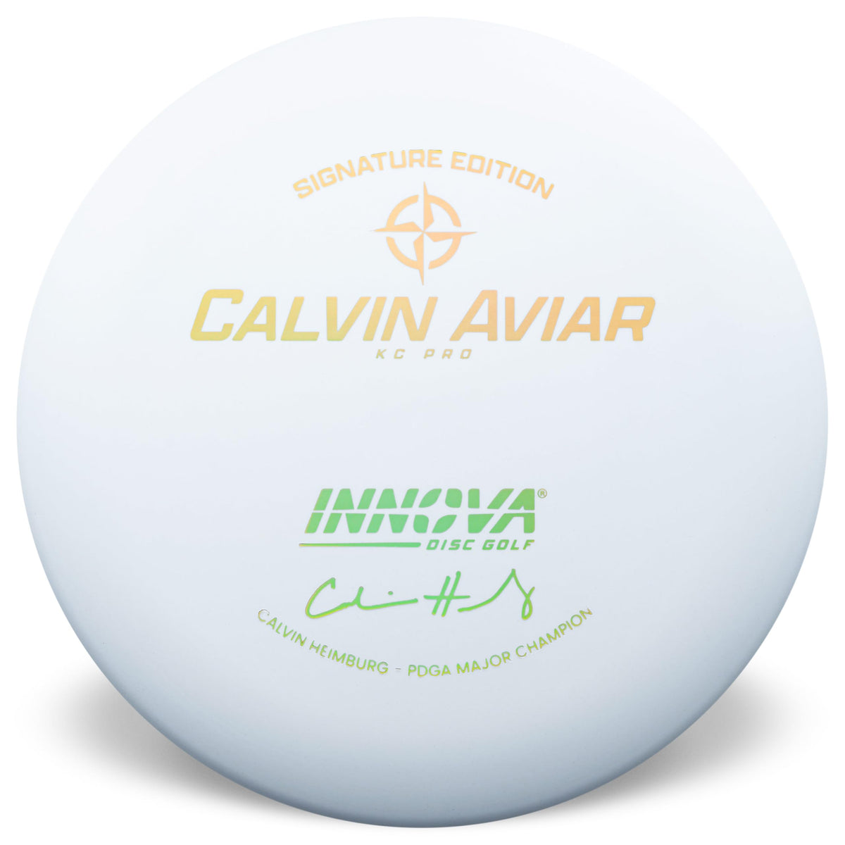 Innova Calvin Aviar Big Bead Putter closeup showing firm KC Pro plastic for precise putts