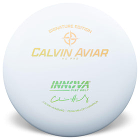 Innova Calvin Aviar Big Bead Putter closeup showing firm KC Pro plastic for precise putts