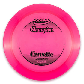 INNOVA Corvette distance driver with Champion plastic delivering stable, predictable fade