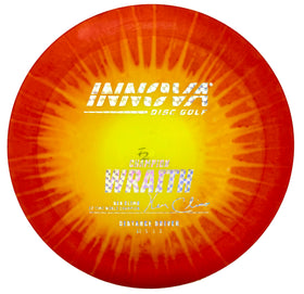 Innova Champion plastic translucent finish highlights I-Dye patterns.