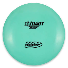 Innova Dart in-flight with straight trajectory for long-range putts.